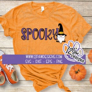 12PD Gnome - Spooky - Mockup Shirt