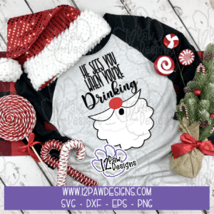 12PD HoHoHo Santa Drinking