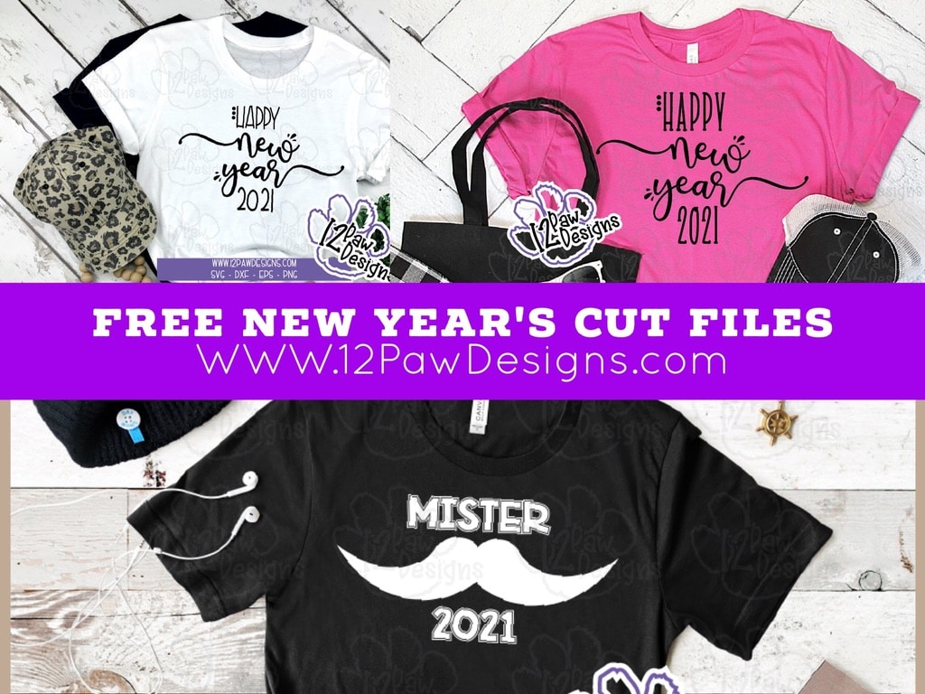 Free New Year’s Cut Files