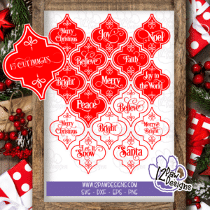 12PD Christmas Arabesque Tile-Mockup