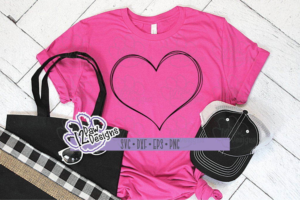 12PD Heart Lines Bundle-Lines-MockupPink