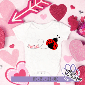 Love Bug, Love Bug Ladybug, Love Ladybug, Cricut Silhouette, Sublimation, Svg/Dxf/Png/Eps, Digital Download, Cut File