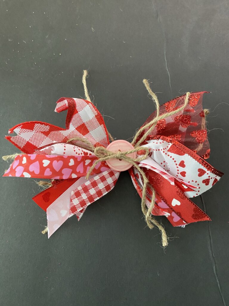 Heart Subway Tile - Messy Bow