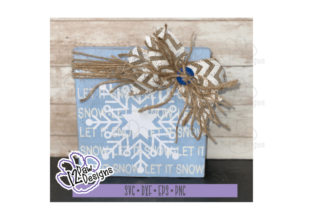 Let it Snow Snowflake