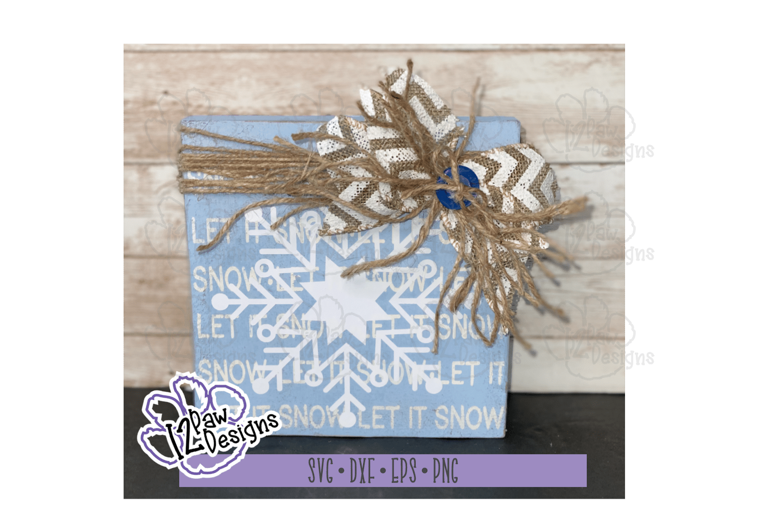 LET IT SNOW SNOWFLAKE FREEBIE