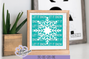 Let it Snow Snowflake