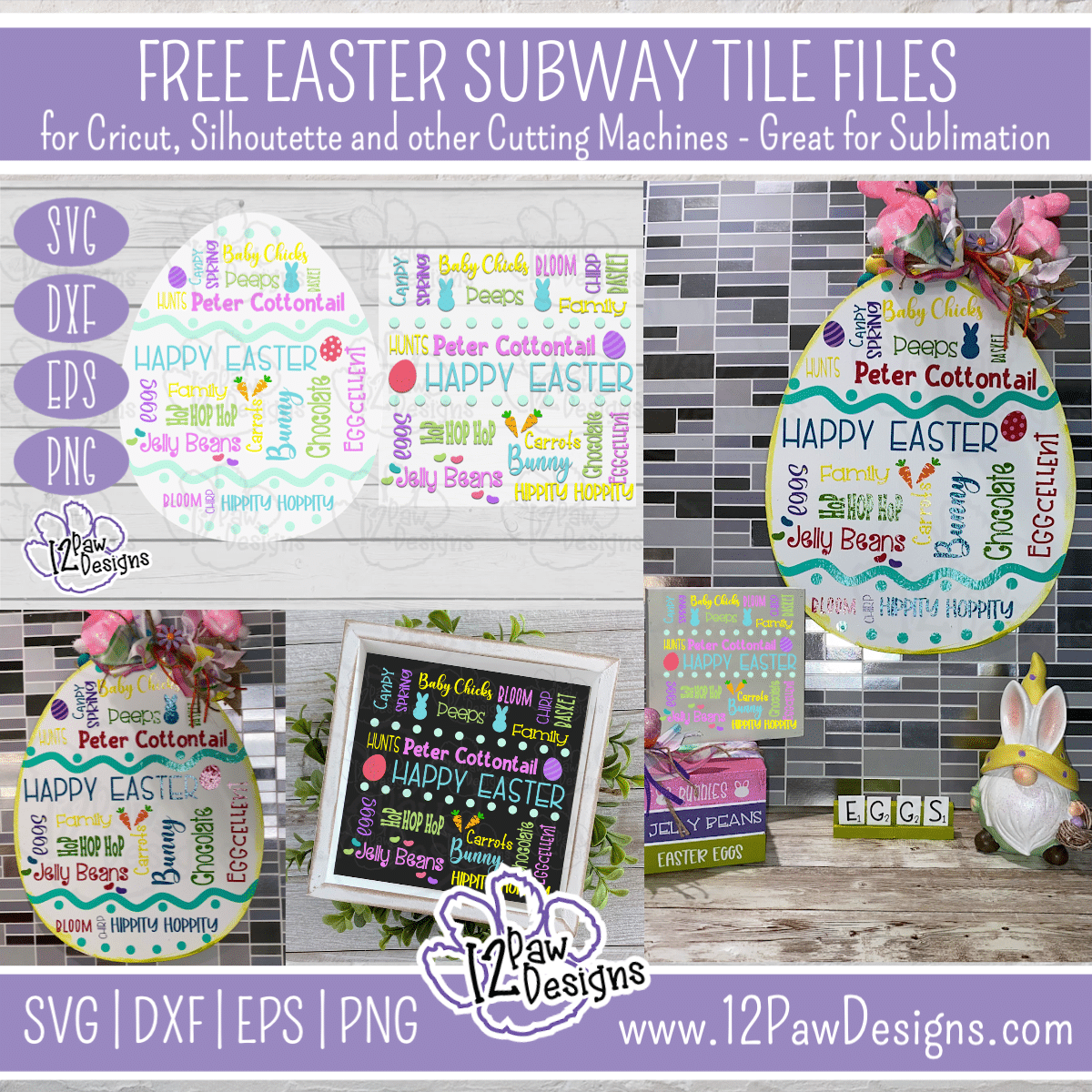 Easter Subway Tile that are Eggcellent