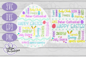 Easter Subway Tile SVG- Easter Subway Tile Cut File - Cricut Silhouette - svg/dxf/png/eps - Digital Download