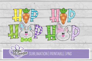 Hip Hop Bunnies PNG - Hip Hop Bunnies Sublimation - Cricut Silhouette - PNG/Printable - Digital Download