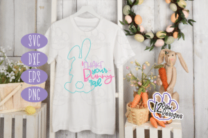 Shake your bunny Tail SVG- Shake your bunny Tail Cut File - Cricut Silhouette - svg/dxf/png/eps - Digital Download