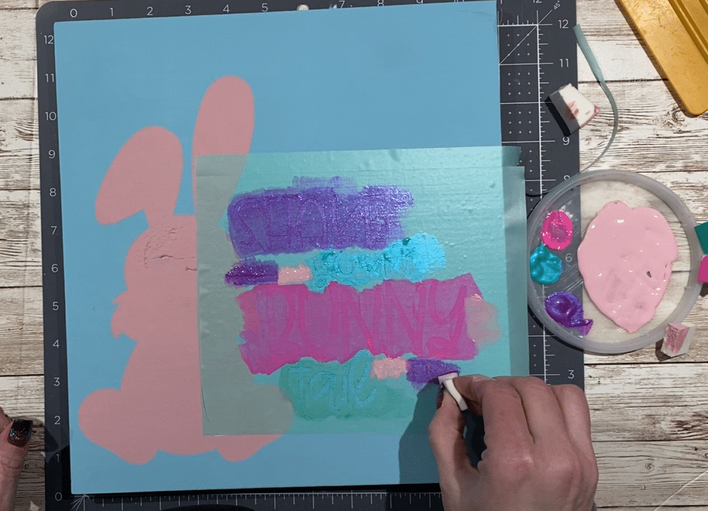 Shake your bunny - Paint Words