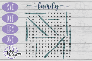 12PD Family Word Search - 12 Paw Designs 12PD Family Word Search
