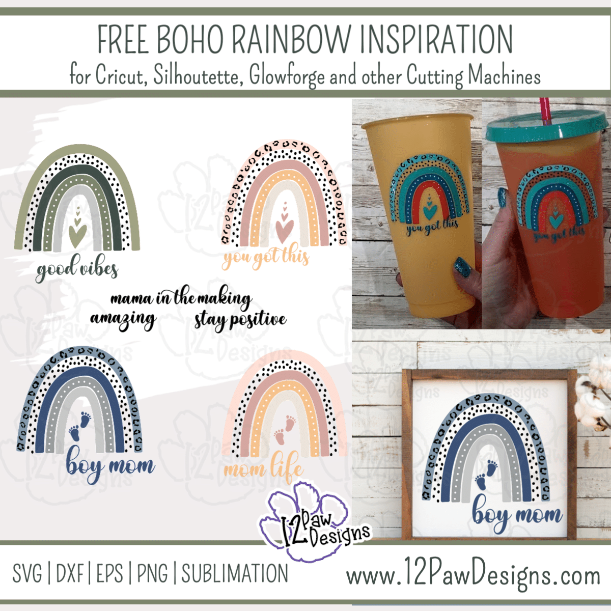 Boho Rainbow For Inspiration and the Mama’s in our life!