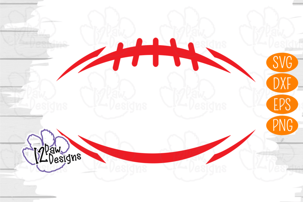 Football Outline, Football, Football SVG, Cricut Silhouette Glowforge, Svg/Dxf/Png/Eps, Digital Download, Cut File