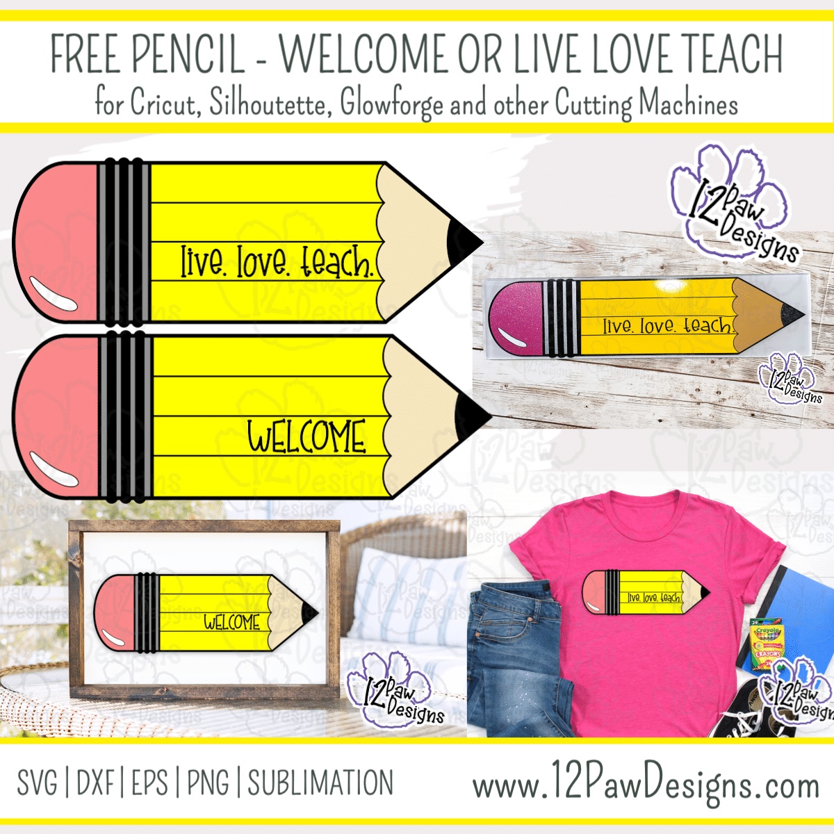 Teacher Pencil – Live Love Teach