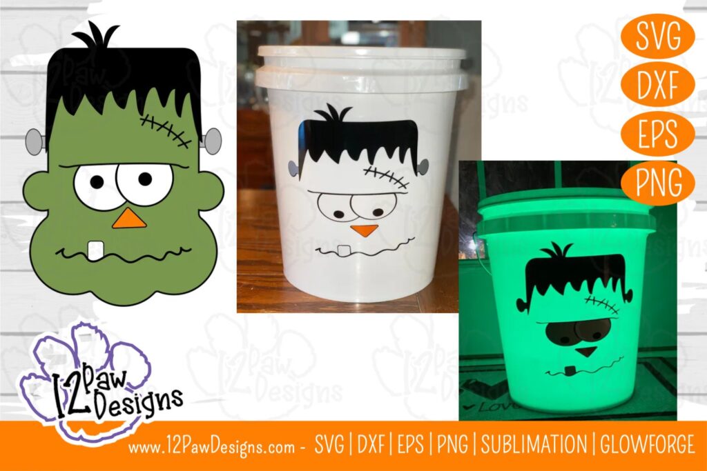 Frankenstein, Halloween Frankenstein, So Franken Cute, Cricut Silhouette Glowforge, Svg/Dxf/Png/Eps, Digital Download, Cut File