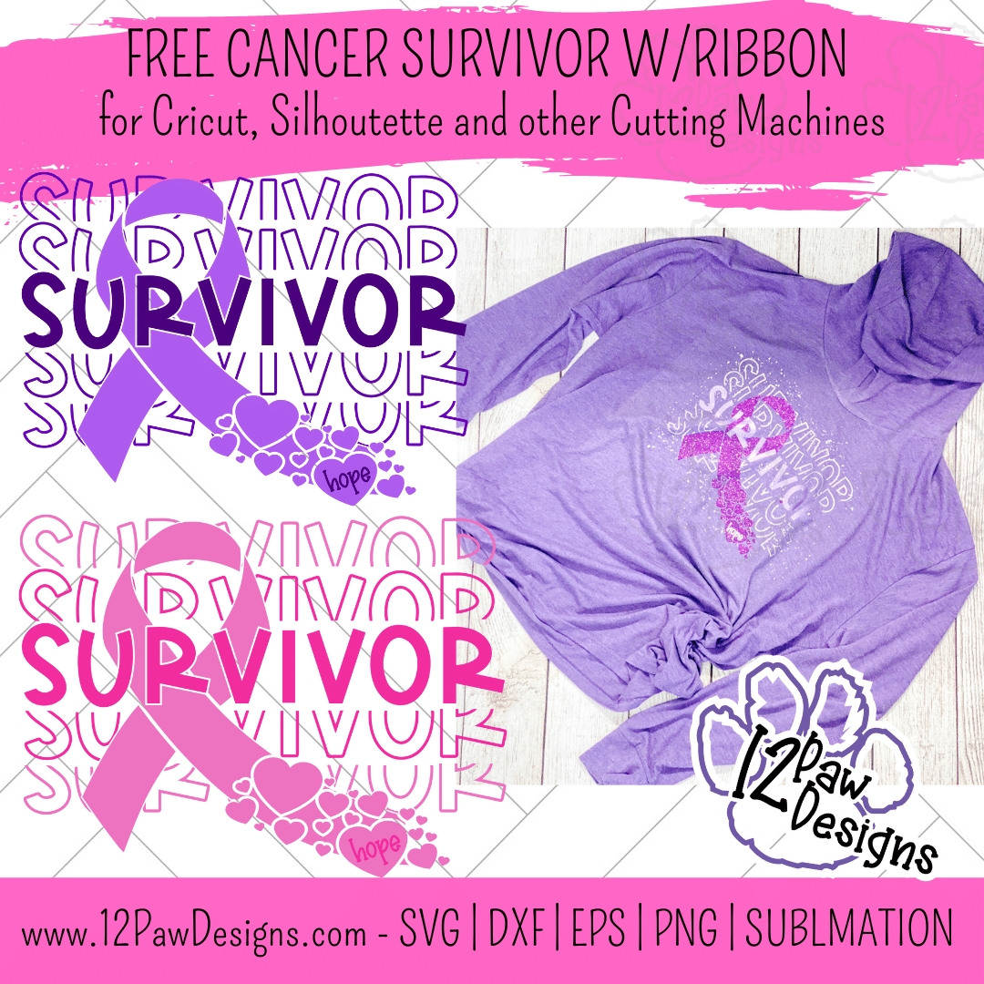 Celebrate being a Cancer Survivor with a Ribbon