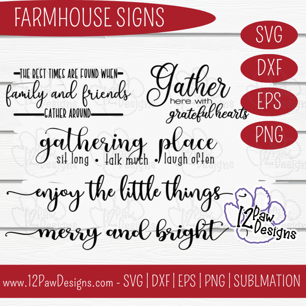 Farmhouse Signs, Farmhouse Christmas, Farmhouse, Cricut Silhouette, Svg/Dxf/Png/Eps, Digital Download, Cut File