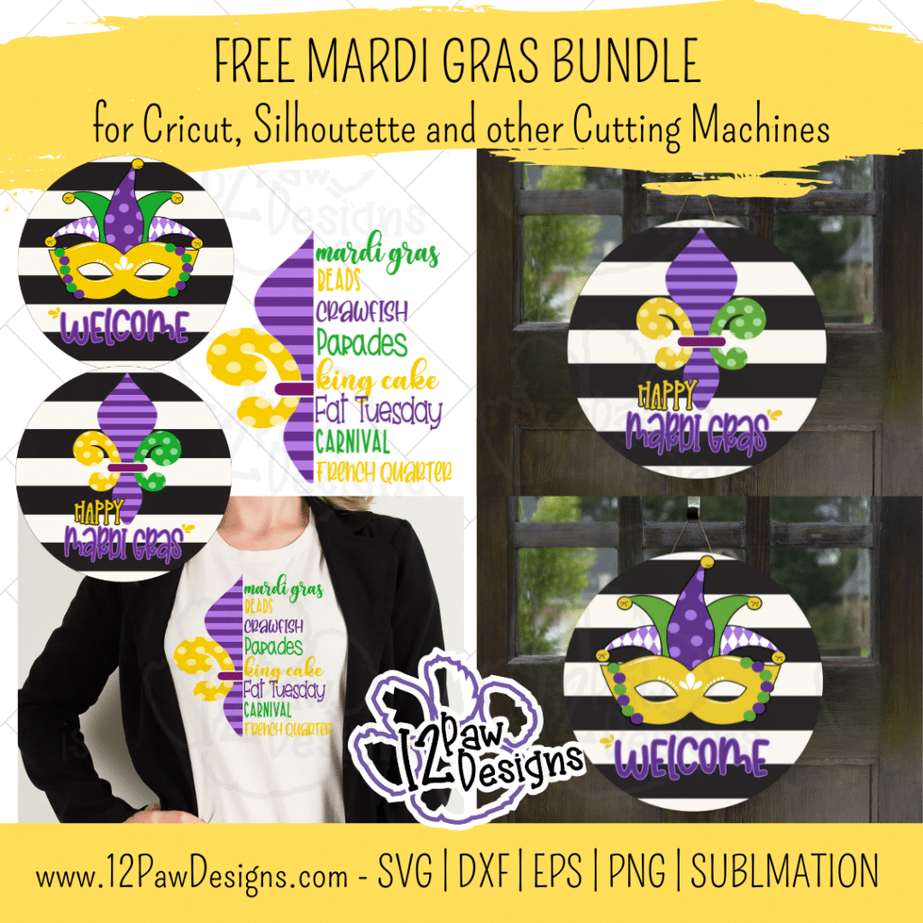 Mardi Gras Bundle, Mardi Gras Mask, Mardi Gras Fleur De Lis, Cricut, Silhouette, Sublimation, Svg/Dxf/Png/Eps, Digital Download, Cut File