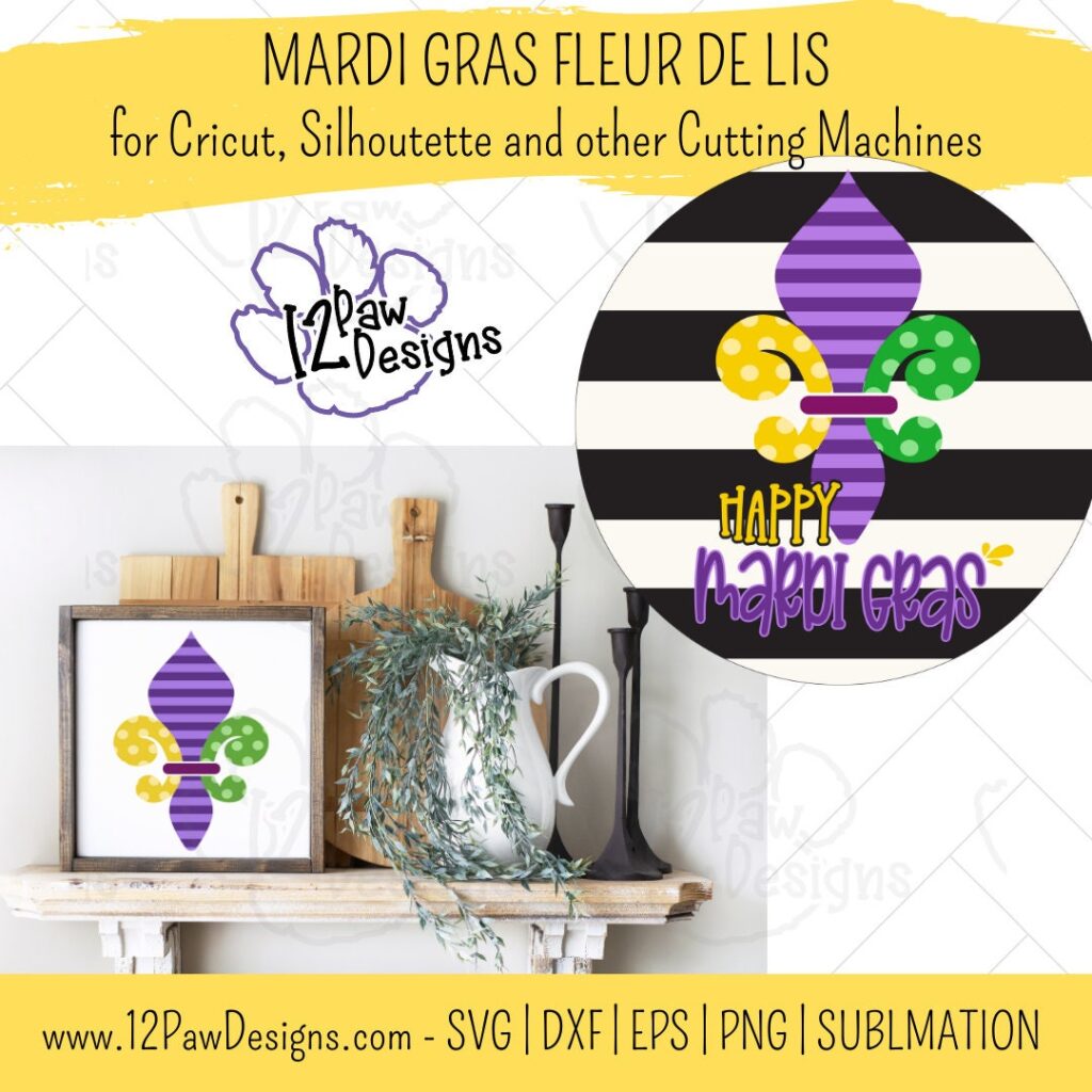 Mardi Gras Bundle, Mardi Gras Mask, Mardi Gras Fleur De Lis, Cricut, Silhouette, Sublimation, Svg/Dxf/Png/Eps, Digital Download, Cut File