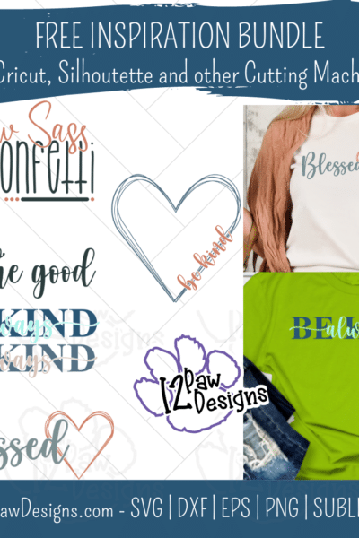 Inspiration Bundle, Always Be Kind, Throw Sass, Be The Good, Blessed, Cricut, Silhouette, Sublimation, Svg/Dxf/Png/Eps, Digital Download, Cut File