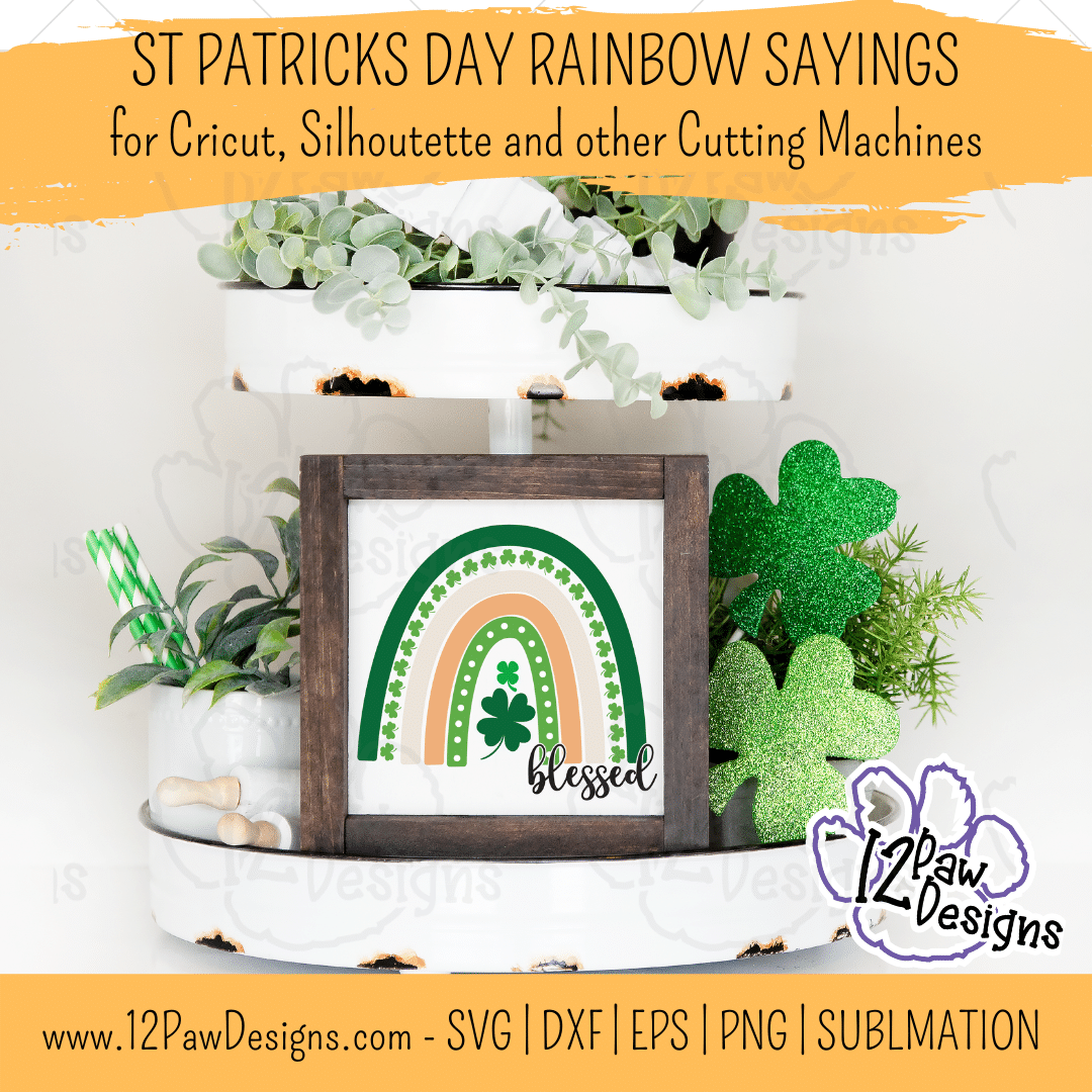 St Patrick'S Day Rainbow, Lucky Boho Rainbow, Shamrock Svg, Shenanigan Coordinator, Cricut, Silhouette, Sublimation, Svg, Png, Digital Download, Cut File