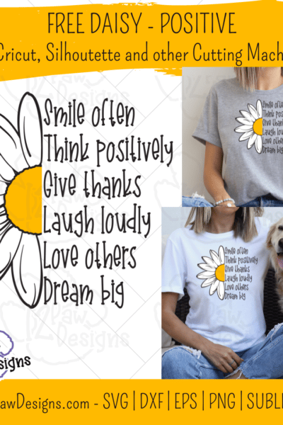 Daisy, Daisy Positivity, Smile Often, Laugh Loudly, Love Others, Cricut, Silhouette, Sublimation, Svg, Png, Digital Download, Cut File