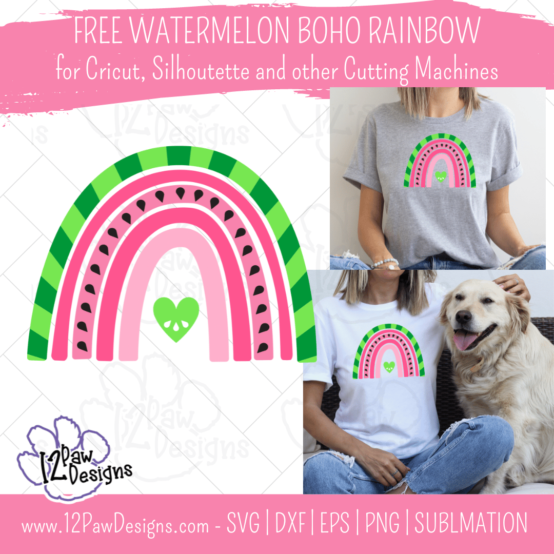 A Watermelon Boho Rainbow for you Plus Bonus Bundle!