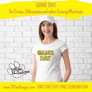 Game Day Softball, Baseball, Softball, Game Day, Cricut, Silhouette, Sublimation, Svg, Png, Digital Download, Cut File
