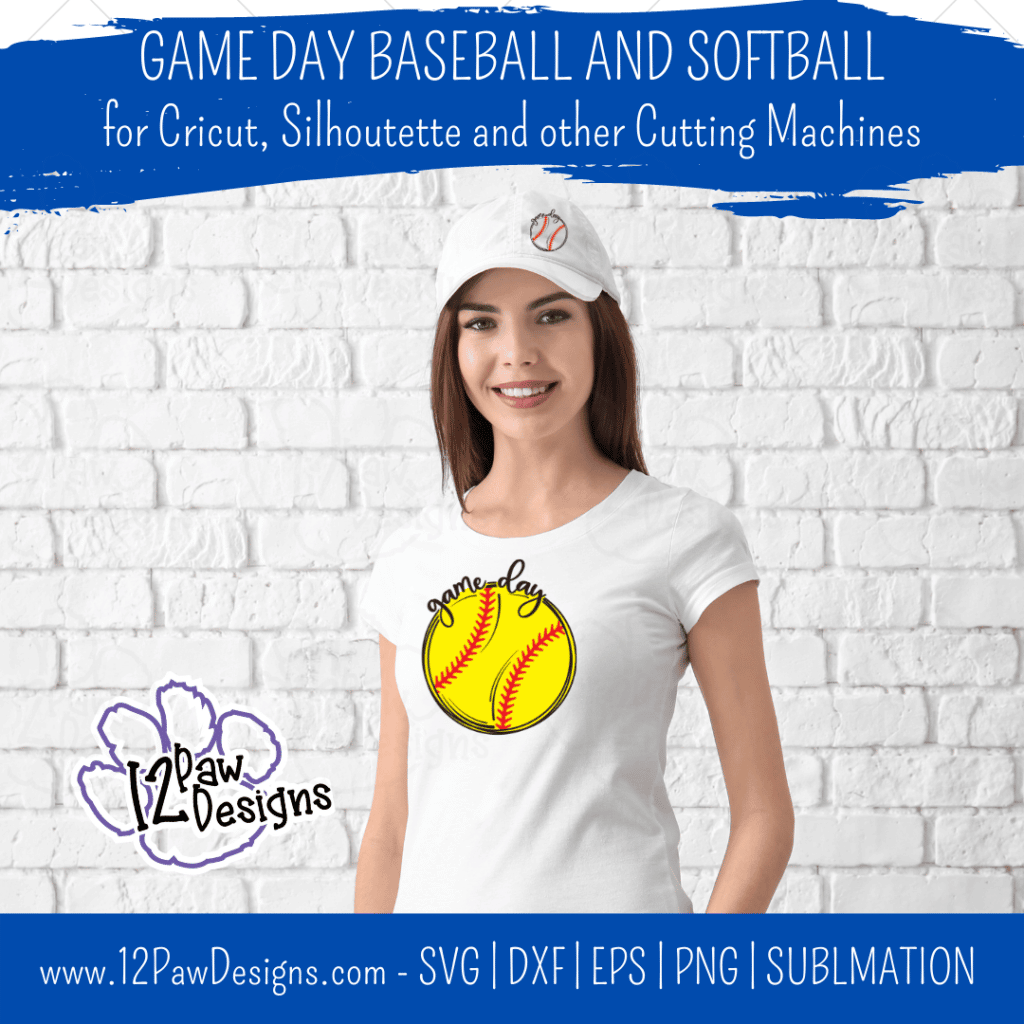 Game Day Baseball, Baseball, Softball, Game Day, Cricut, Silhouette, Sublimation, Svg, Png, Digital Download, Cut File