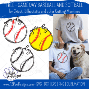 Game Day Baseball, Baseball, Softball, Game Day, Cricut, Silhouette, Sublimation, Svg, Png, Digital Download, Cut File