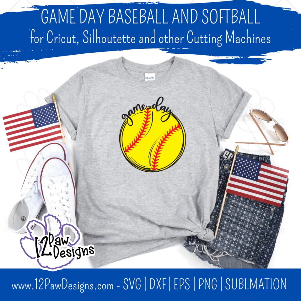 Game Day Baseball, Baseball, Softball, Game Day, Cricut, Silhouette, Sublimation, Svg, Png, Digital Download, Cut File
