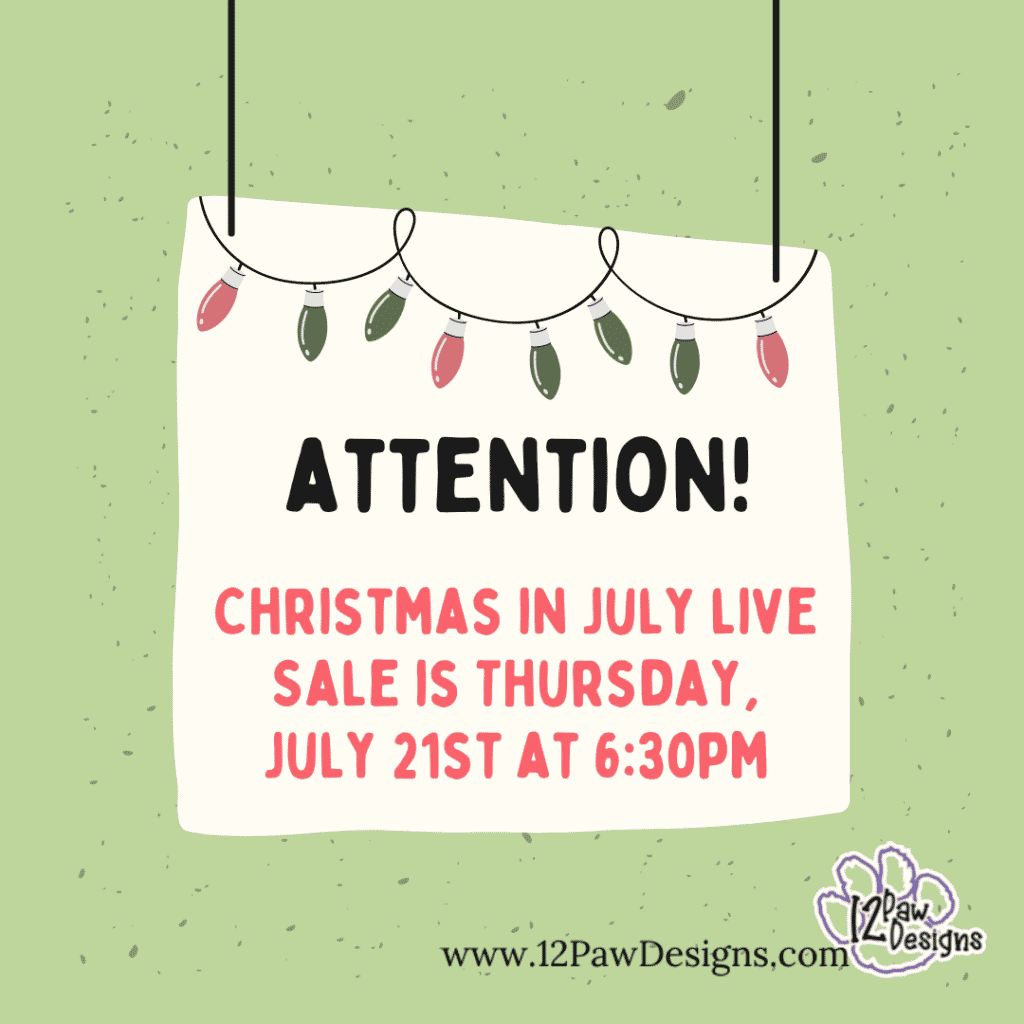 Christmas in July Live Sale