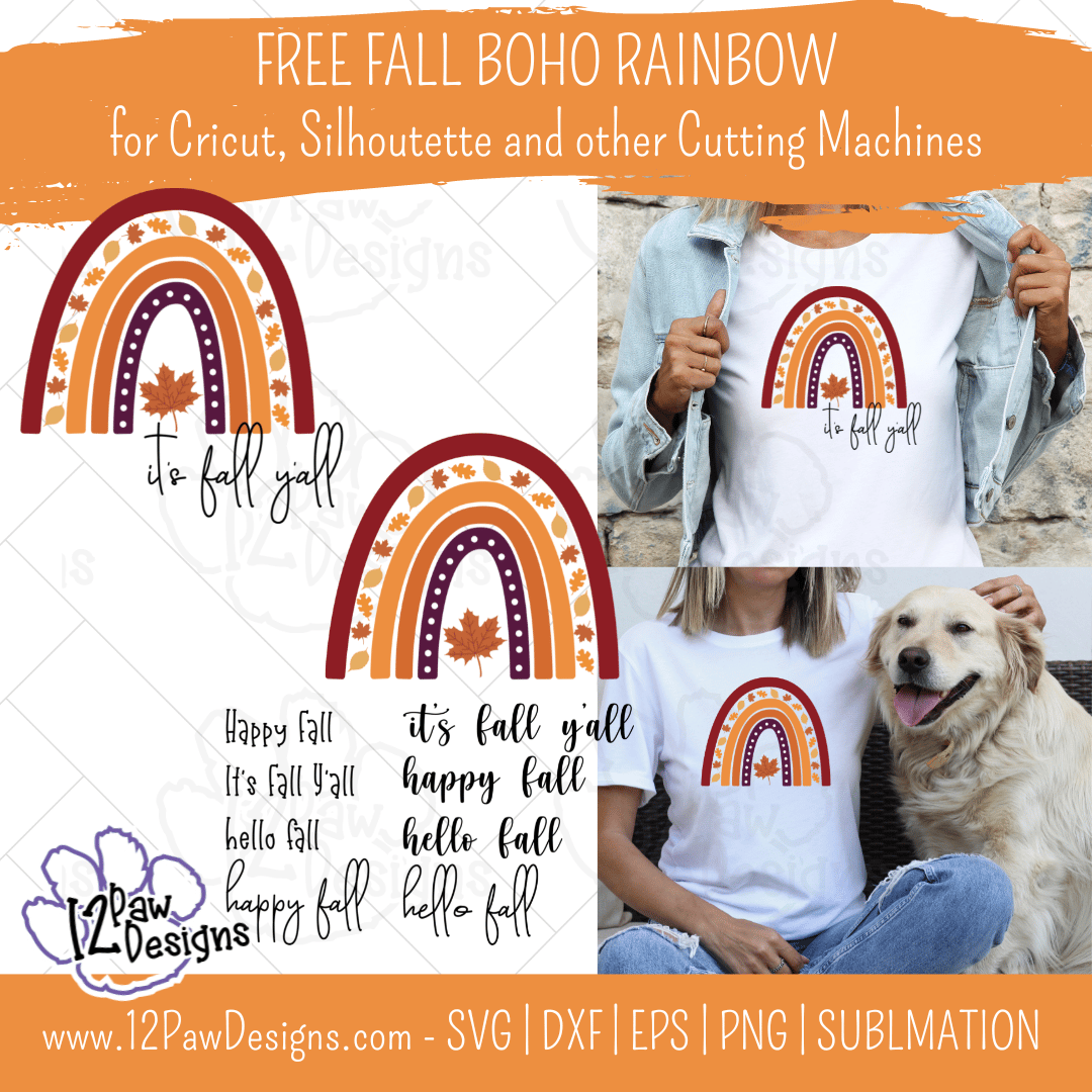 Fall is approaching so time for Fall Boho Rainbow!