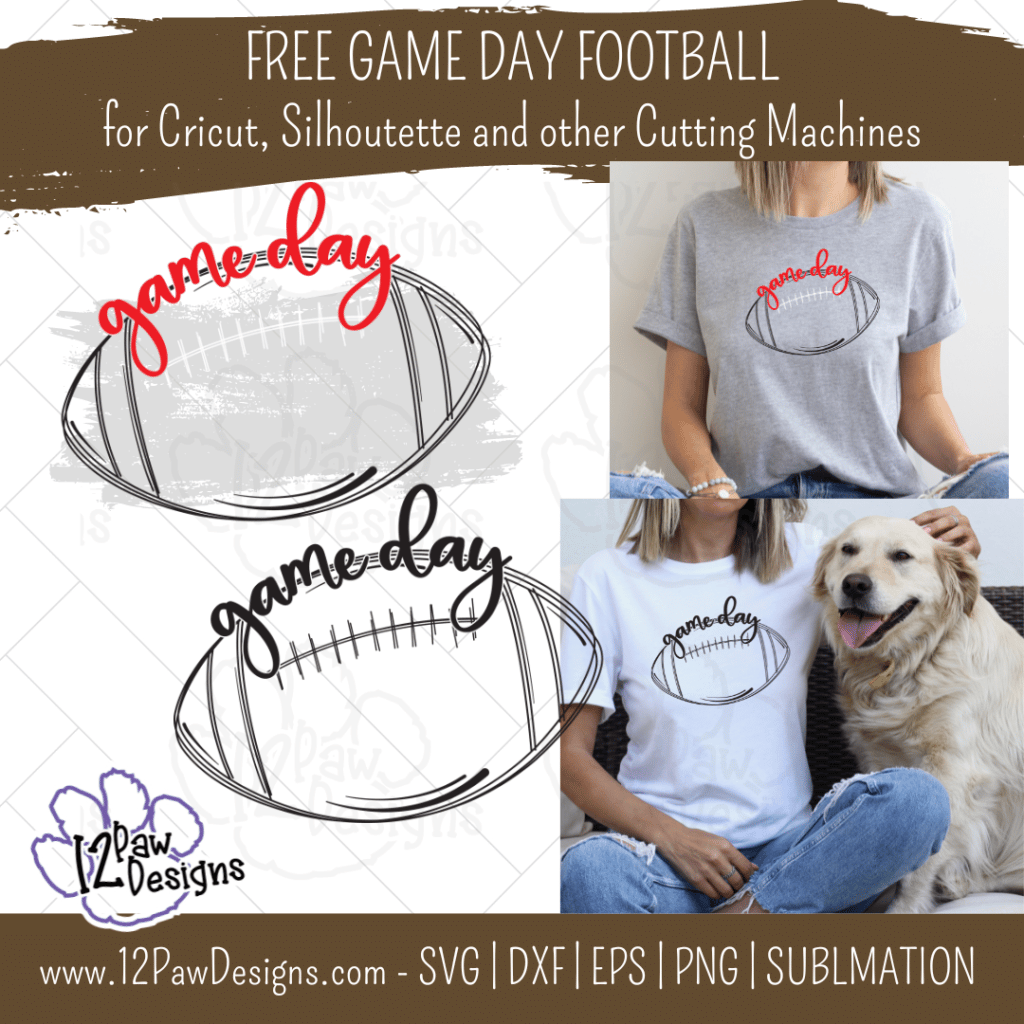 Game Day Football, Football, Game Day, Football Svg, Cricut, Silhouette, Sublimation, Svg, Png, Digital Download, Cut File