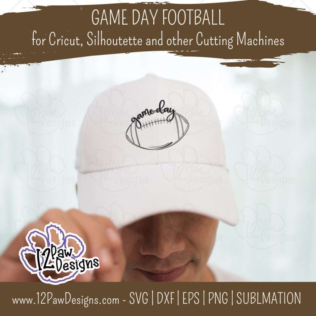 Game Day Football, Football, Game Day, Football Svg, Cricut, Silhouette, Sublimation, Svg, Png, Digital Download, Cut File