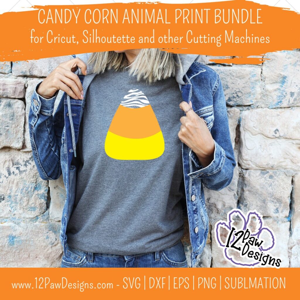 Candy Corn Animal Print Bundle, Candy Corn Bundle, Candy Corn Leopard Print, Zebra, Cricut Silhouette, Svg/Dxf/Png/Eps, Digital Download, Cut File