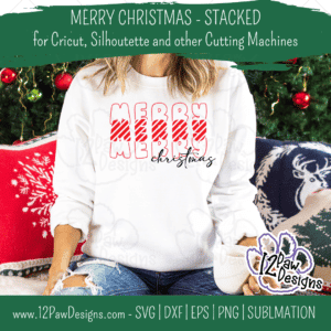 Merry Christmas, Merry, Christmas Decor, Happy Holidays, Cricut, Silhouette, Svg/Png/Dxf/Eps/Sublimation, Digital Download, Cut File