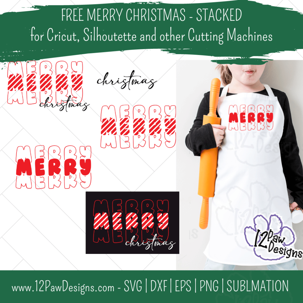 Merry Christmas, Merry, Christmas Decor, Happy Holidays, Cricut, Silhouette, Svg/Png/Dxf/Eps/Sublimation, Digital Download, Cut File