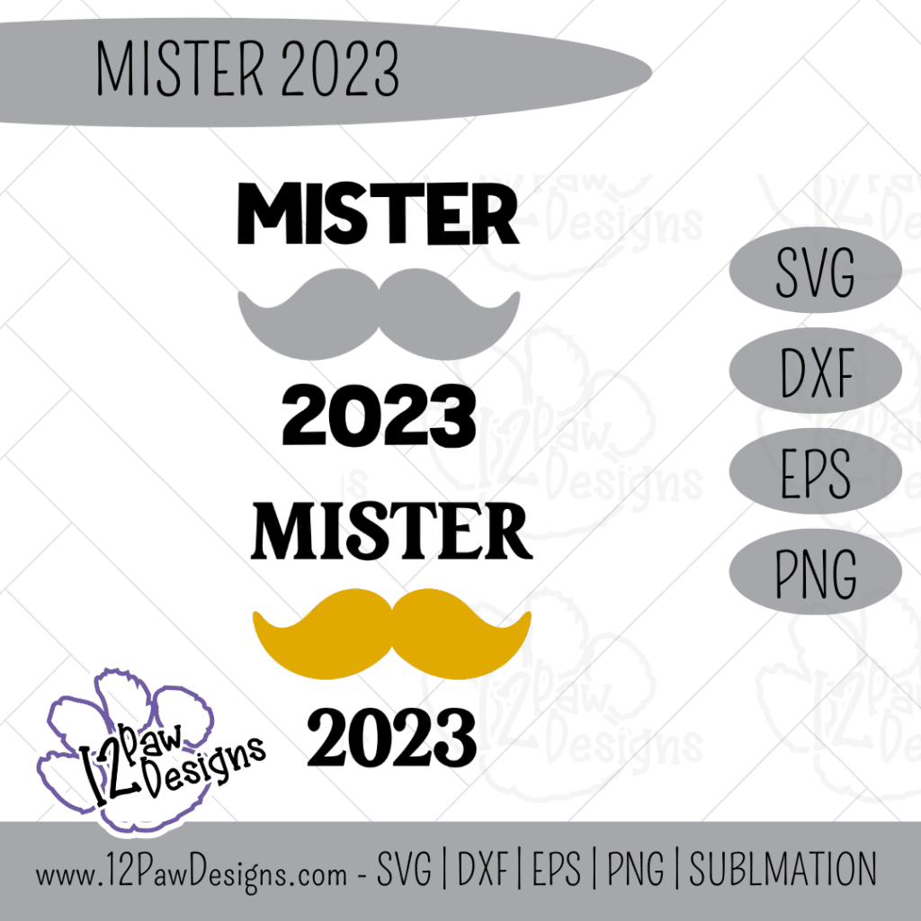 Mister 2023, Happy New Year Shirt, Mister New Year, Mr New Year 2023, Cricut, Silhouette, Svg/Png/Dxf/Eps/Sublimation, Digital Download, Cut File