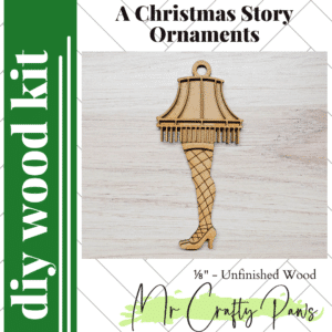 12PD A Christmas Story Ornaments-DIY Wood