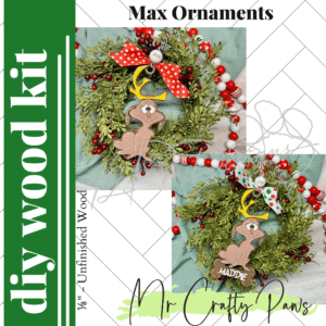 12PD Max Ornaments-DIY Wood