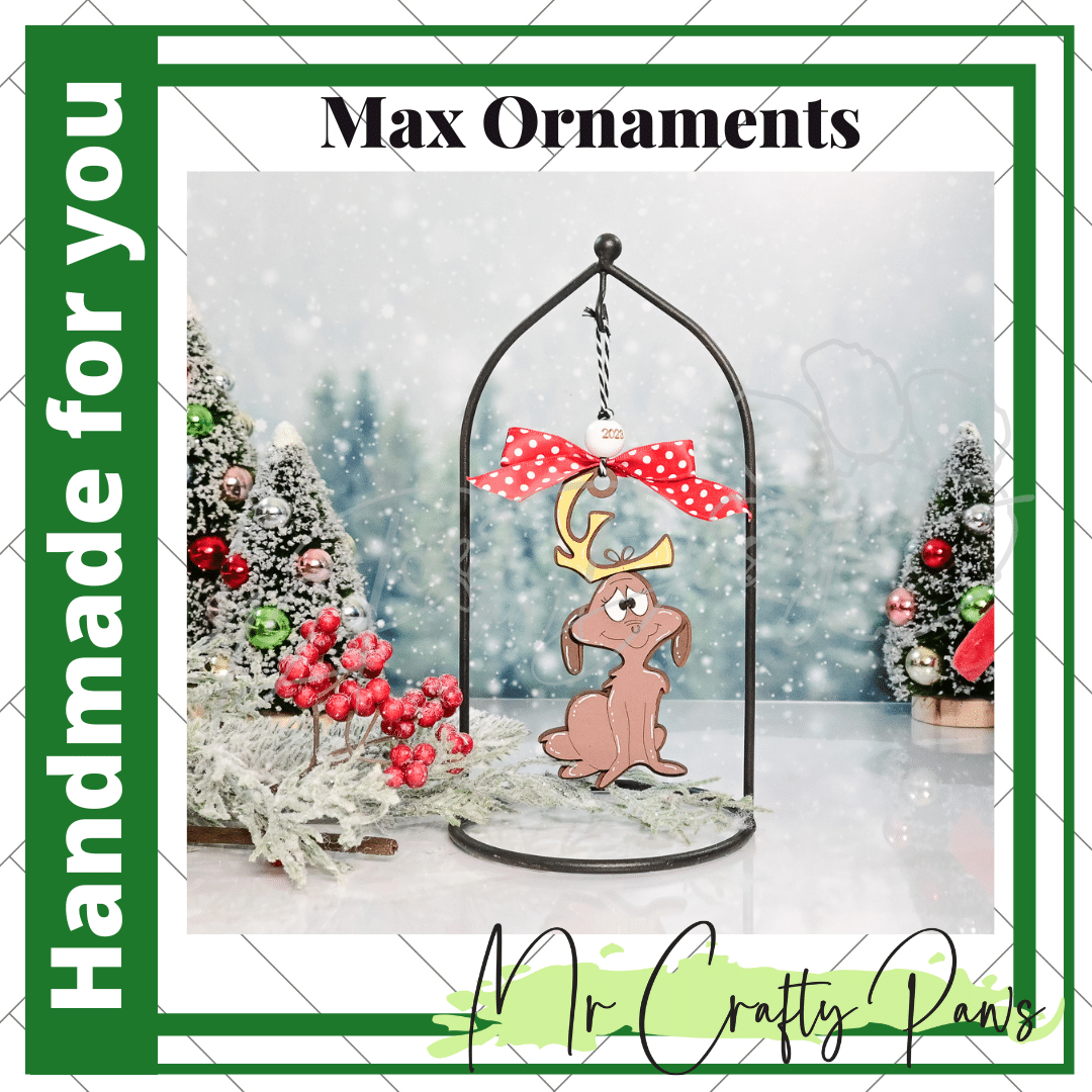 12PD Max Ornaments-Handmade 4 - 12 Paw Designs 12PD Max Ornaments-Handmade