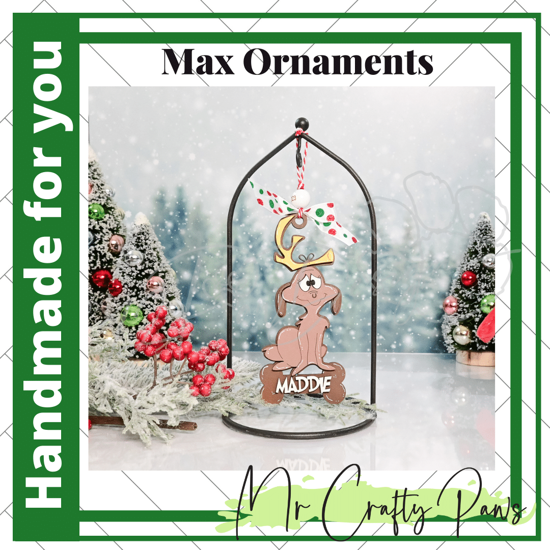 12PD Max Ornaments-Handmade 5 - 12 Paw Designs 12PD Max Ornaments-Handmade