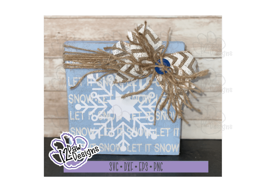 Let It Snow Snowflake
